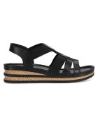 Go Soft Sandale dama - 89096 - Piele naturala - Textil - Negru