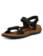 Go Soft Sandale dama piele naturala - Negru/Maro