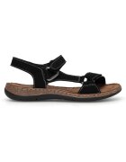 Go Soft Sandale dama - Piele naturala - Negru - Negru
