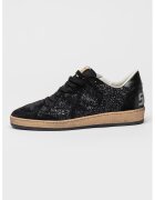 GOLDEN GOOSE Pantofi sport Ball Star cu aspect stralucitor si deteriorat - Negru