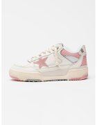 GOLDEN GOOSE Pantofi sport din piele Forty2 - Alb/Roz