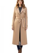 GoldSilver Trenci uni cu revere decupate Karen Millen -