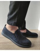 GORETTI Pantofi Casual Perforati Barbati B69-320 Bleumarin - Albastru - Albastru