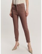 GreenPoint Blugi crop slim fit - Maro