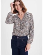 GreenPoint Bluza-tunica cu model paisley - Multicolor