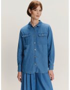 GreenPoint Camasa cu buzunare cu clapa - Albastru