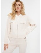 GreenPoint Cardigan cu fermoar - Bej deschis
