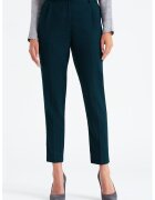 GreenPoint Pantaloni cu talie inalta si model in carouri - Bleumarin