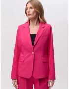 GreenPoint Sacou cu revere decupate si buzunare cu clapa - Fucsia