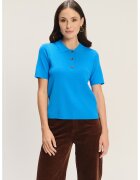 GreenPoint Tricou polo uni - Albastru royal