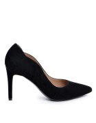 Guban Pantofi model 1343 velur negru - Negru