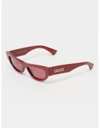 Gucci Ochelari de soare cat-eye - Visiniu