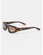 Gucci Ochelari de soare dreptunghiulari cu lentile degrade - Maro