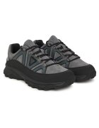 GUESS Adidasi sport barbati piele naturala - negru-gri - pentru alergare