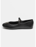GUESS Balerini de piele Kalida - Negru