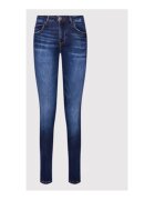 GUESS Blugi cu 5 buzunare si aspect decolorat