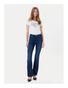 GUESS Blugi de dama - cu talie medie si logo