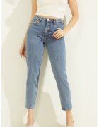 GUESS Blugi mom fit cu talie inalta - Albastru inchis