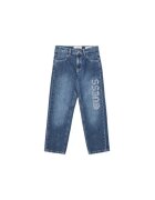 GUESS Blugi regular fit cu logo din strasuri