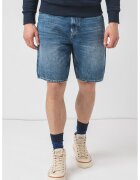 GUESS Blugi scurti cu aspect decolorat Rodeo - Bleumarin