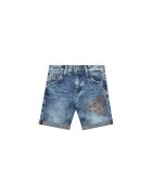 GUESS Blugi scurti cu logo brodat