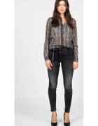 GUESS Blugi skinny cu aspect decolorat -