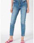 GUESS Blugi skinny cu aspect decolorat - Albastru
