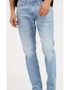 GUESS Blugi slim fit cu aspect decolorat - Albastru