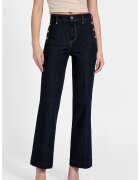 GUESS Blugi uni evazati - Albastru ultramarin