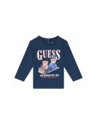 GUESS Bluza copii albastru -