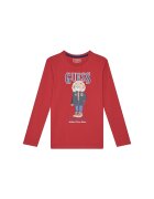 GUESS Bluza copii rosu - pentru baieti