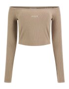 GUESS Bluza crop cu decolteu pe umeri
