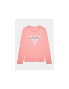 GUESS Bluza cu logo si decolteu rotund