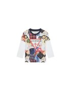 GUESS Bluza cu maneci lungi si imprimeu