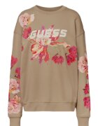 GUESS Bluza dama Bumbac - Maro