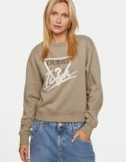 GUESS Bluza dama Bumbac - Verde - Verde
