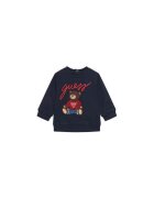 GUESS Bluza de trening cu aplicatie urs brodata