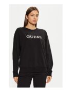 GUESS Bluza de trening din amestec de bumbac cu logo in relief
