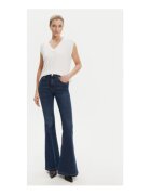 GUESS Bluza din amestec de modal si decolteu in V