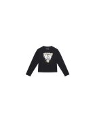 GUESS Bluza din bumbac organic cu imprimeu floral si logo