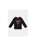 GUESS Bluza din bumbac organic cu logo