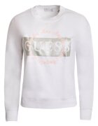 GUESS Bluza pentru femei - Bumbac - Alb - Alb