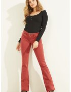 GUESS Bluza striata cu decolteu rotund - Negru