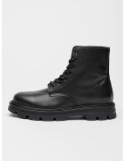 GUESS Bocanci de piele - Negru