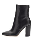 GUESS Botine de piele ecologica cu toc masiv - Negru