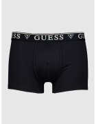 GUESS Boxeri din amestec de bumbac cu banda logo in talie - Albastru ultramarin