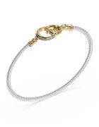 GUESS Bratara decorata cu cristale - Auriu/Argintiu