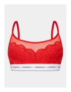 GUESS Bustiera cu logo si dantela
