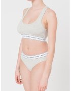 GUESS Bustiera racerback - Gri melange
