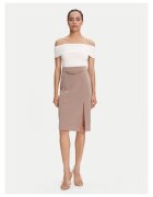 GUESS by Marciano Fusta midi - bej - femei